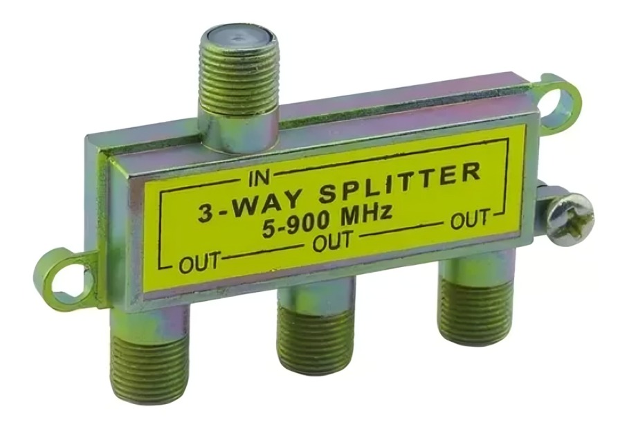 SET X2 SPLITTER 1 ENTRADA X 3 SALIDA, DORADO - 2
