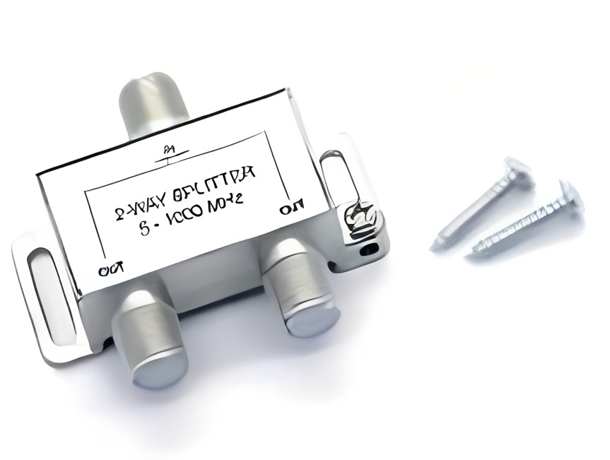 SPLITTER COAXIAL TELEVISIÓN SATELITAL 5-2400MHZ 2 SALIDAS - 1