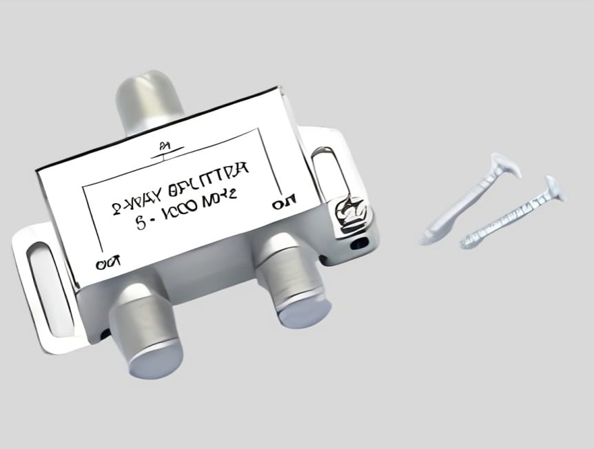 SPLITTER COAXIAL TELEVISIÓN SATELITAL 5-2400MHZ 2 SALIDAS - 2