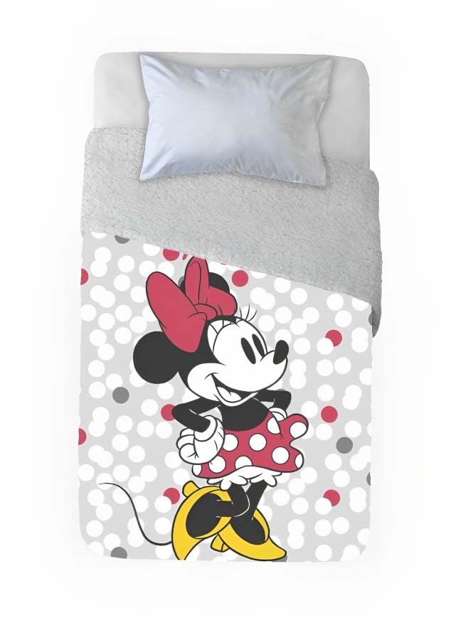 FRAZADA POLAR SHERPA MINNIE - 1