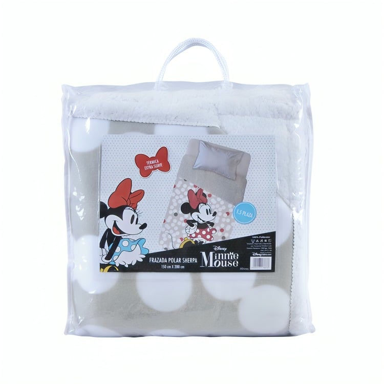 FRAZADA POLAR SHERPA MINNIE - 2