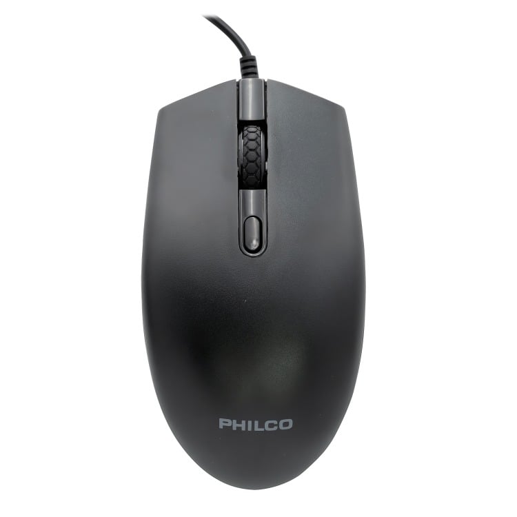MOUSE ALÁMBRICO SPK7204 NEGRO PHILCO PRO - 1