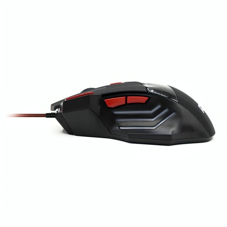 MOUSE GAMING 7 BOTONES CON LUZ LED 1200-1600-2400-3200 DPI REPTILEX - 3