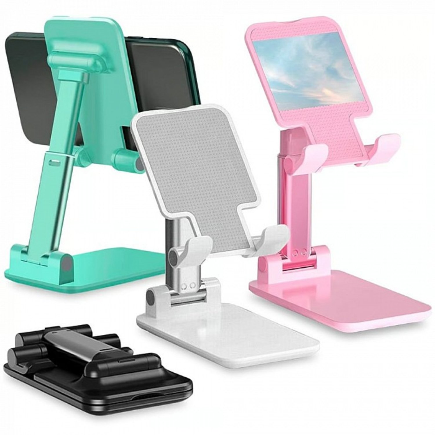 SOPORTE PORTA CELULAR. SOPORTE CON ESPEJO. PARA ESCRITORIO. - 2