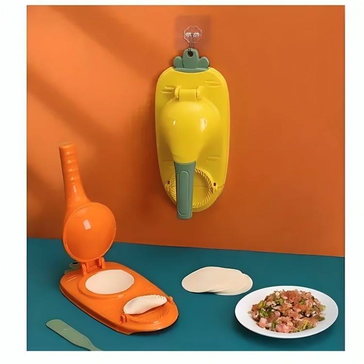 SET 2 MAQUINA MANUAL PARA HACER DUMPLING EMPANADAS 2 EN 1 - 2