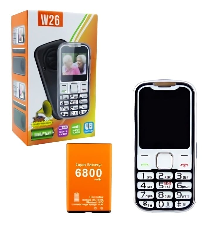 TELEFONO CELULAR DUAL SIM MOD.W26 6.800 MAH PARLANTE - 2