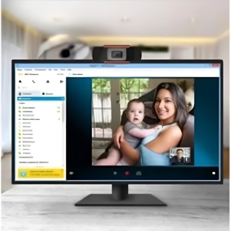 CÁMARA WEB WEBCAM CON MICRÓFONO AUTO FOCUS HD 720P WEBCAM - 1