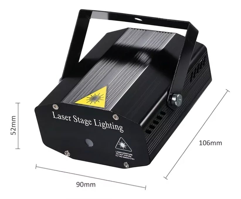 LUZ LASER EFECTO MULTIPUNTO BICOLOR - 1