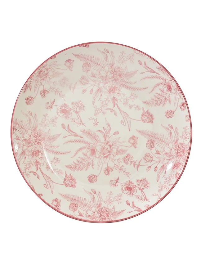SET X 2 PLATO SOPA ENSALADERA 24 CM ROSE - 2