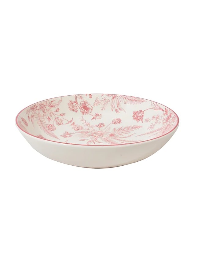 SET X 2 PLATO SOPA ENSALADERA 24 CM ROSE - 3