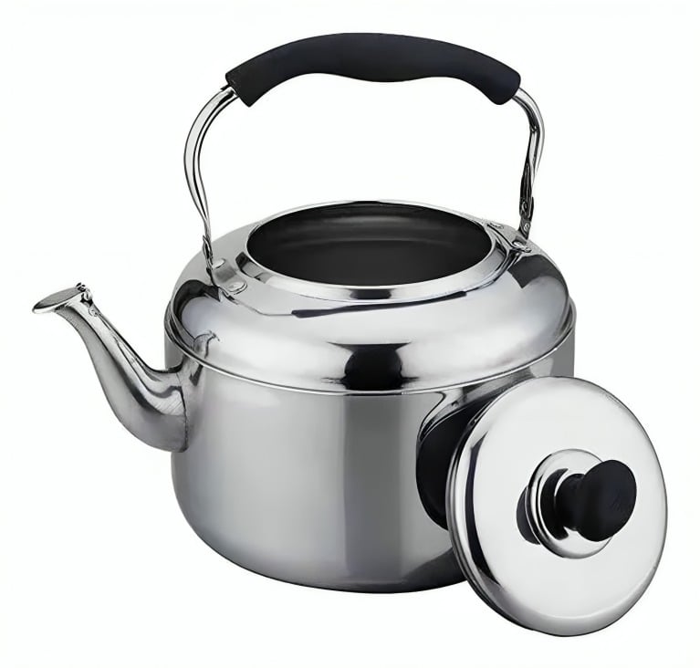 TETERA DE ALUMINIO MAGO NEGRO (18CM 2LT) - 2