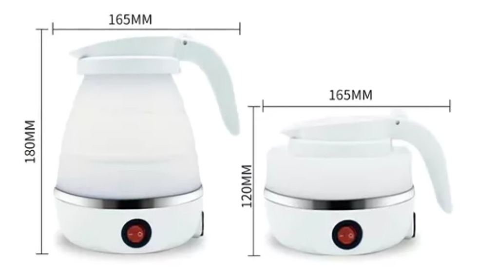 HERVIDOR PLEGABLE DE SILICONA 600 ML - 1
