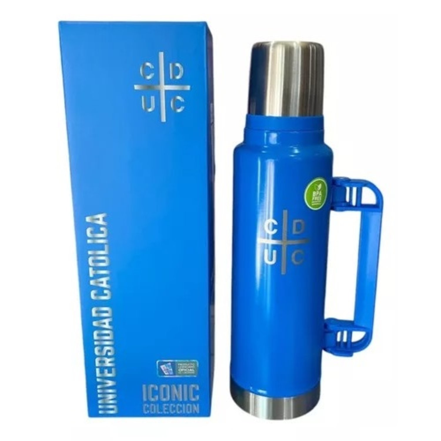 TERMO U CATOLICA 1,5 LITROS DOBLE PARED ACERO INOXIDABLE - 2