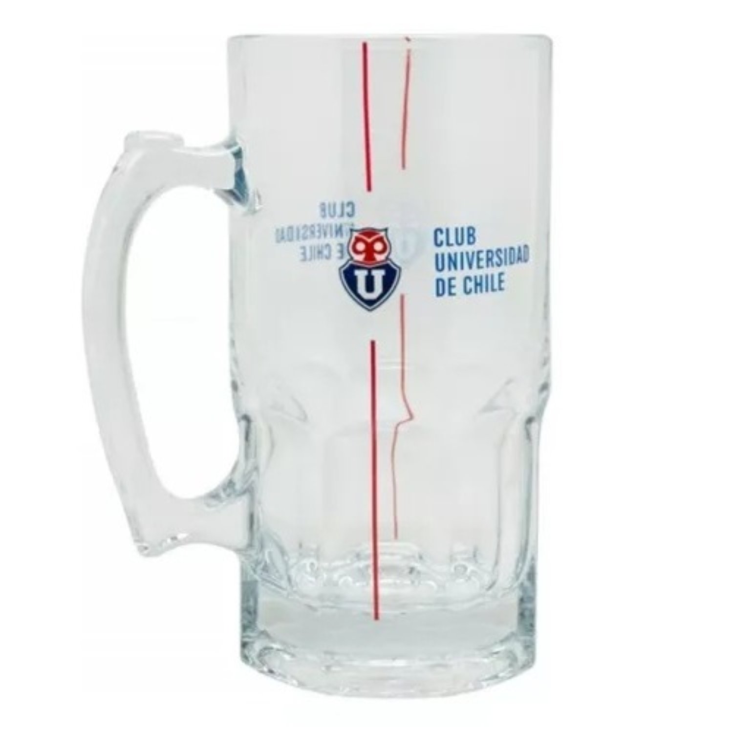 VASO CERVECERO SCHOPERO U CHILE 1 LITRO DE VIDRIO - 5