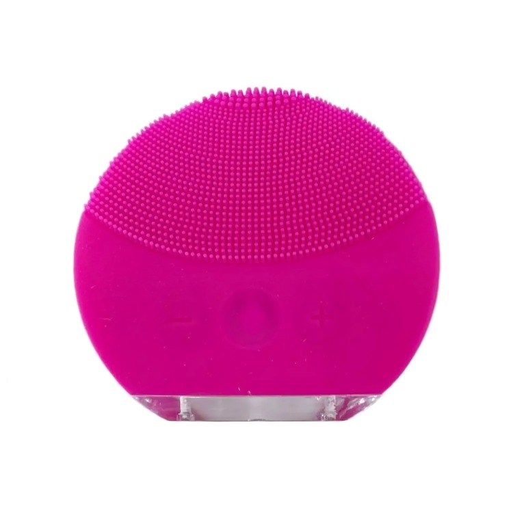 LIMPIADOR EXFOLIADOR MASAGEADOR FACIAL RECARGABLE USB FUCSI. - 2
