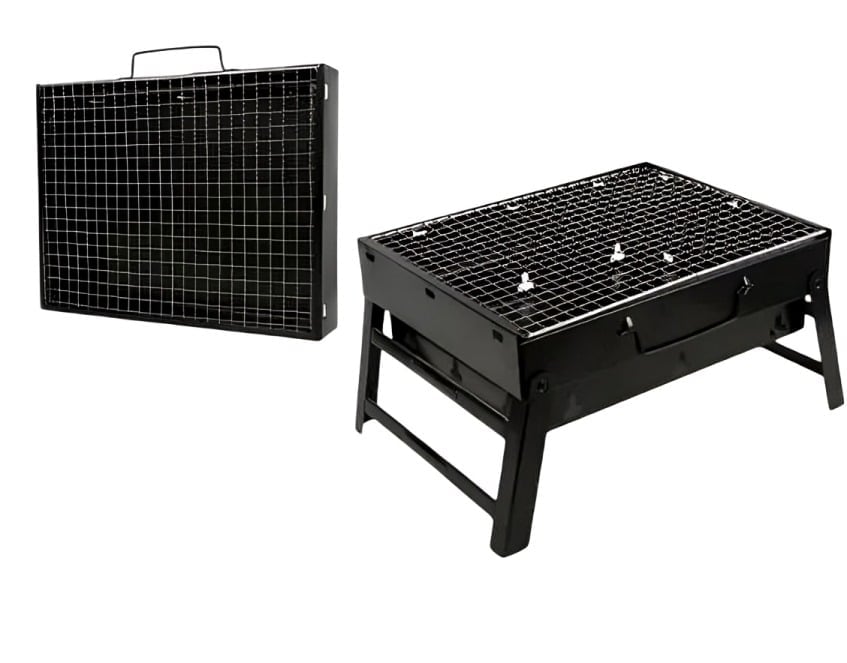 PARRILLA CUADRADA BBQ 36 X 29 X 7,5 CM - 1