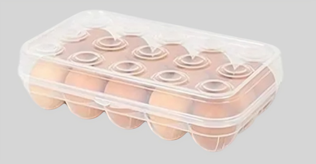 PORTA HUEVOS PLASTICO PARA 15 HUEVOS - 2