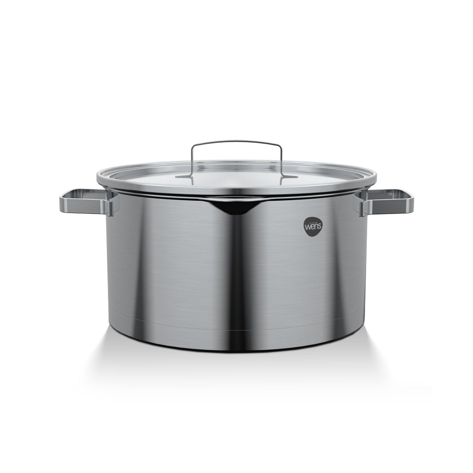 CACEROLA ACERO INOXIDABLE CON TAPA 5,6 LITROS 24CM WENS - 4