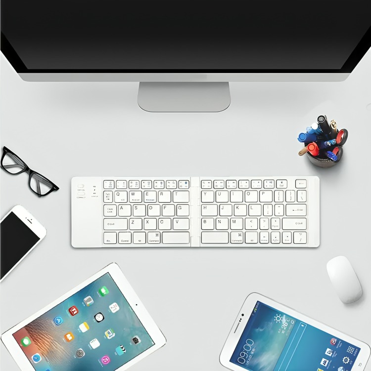 MINI TECLADO INALAMBRICO PLEGABLE PORTATIL BLUETOOTH - 3