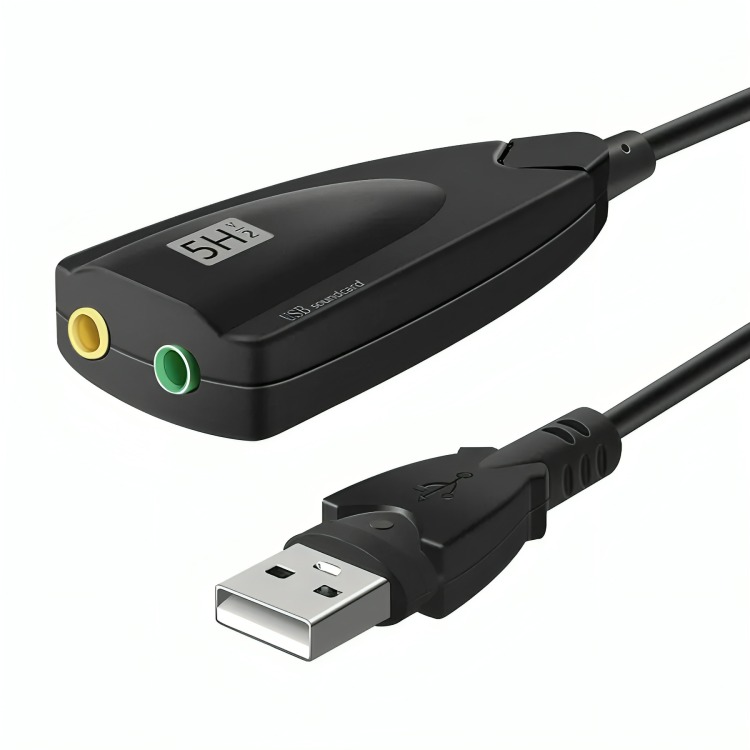 TARJETA DE SONIDO USB 3D VIRTUAL 5HV2 7.1 - 1