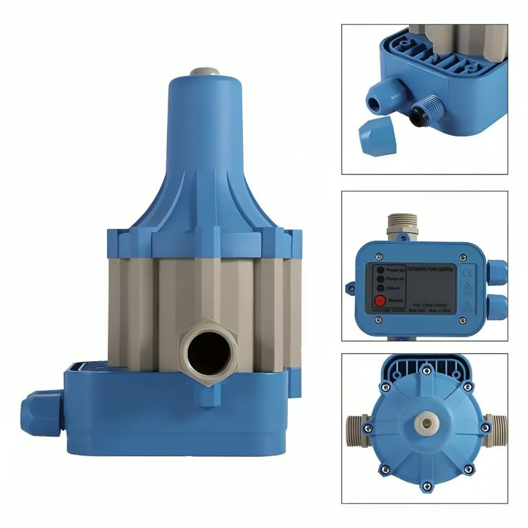 CONTROLADOR ELECTRÓNICO AUTOMÁTICO PRESIÓN PARA BOMBA AGUA - 3