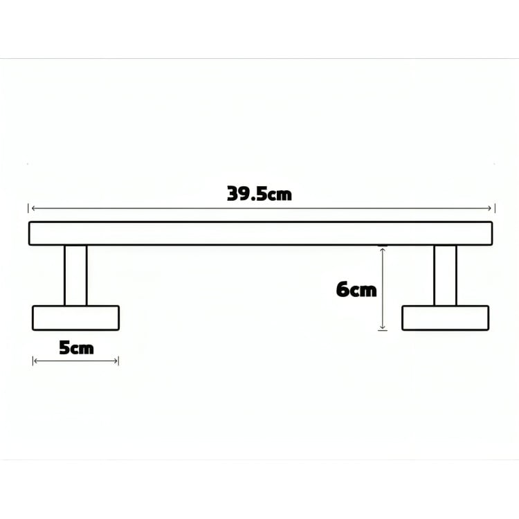 BARRA SEGURIDAD PARA DISCAPACITADOS ABATIBLE ACERO INOX 60CM - 4