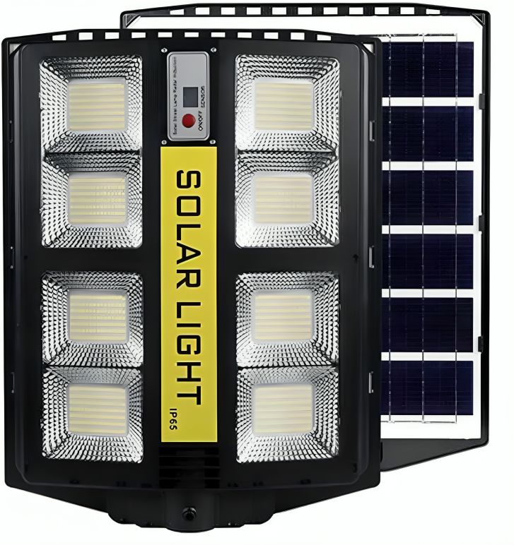 LAMPARA POSTE CON PANEL SOLAR 200W - 1