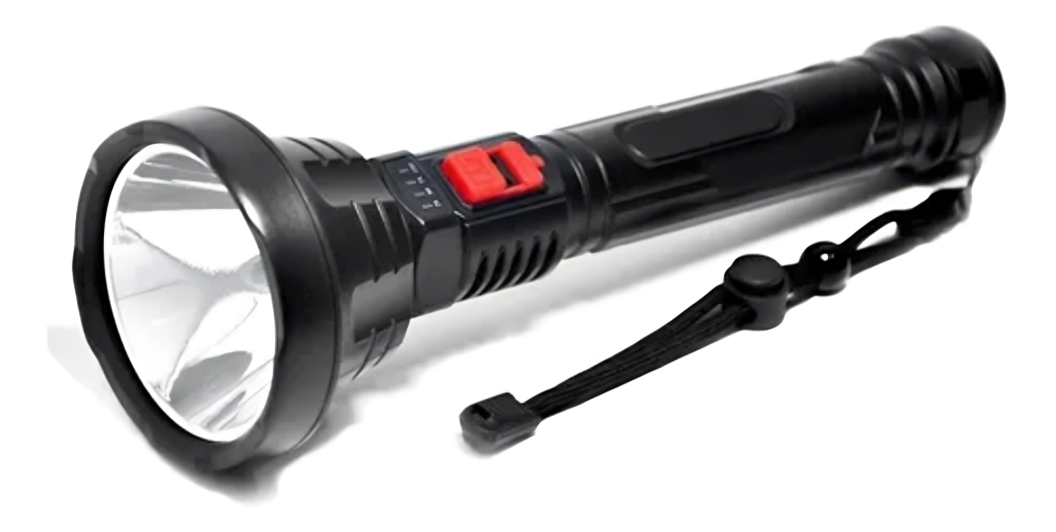 LINTERNA NEGRO L-826 RECARGABLE USB - 1