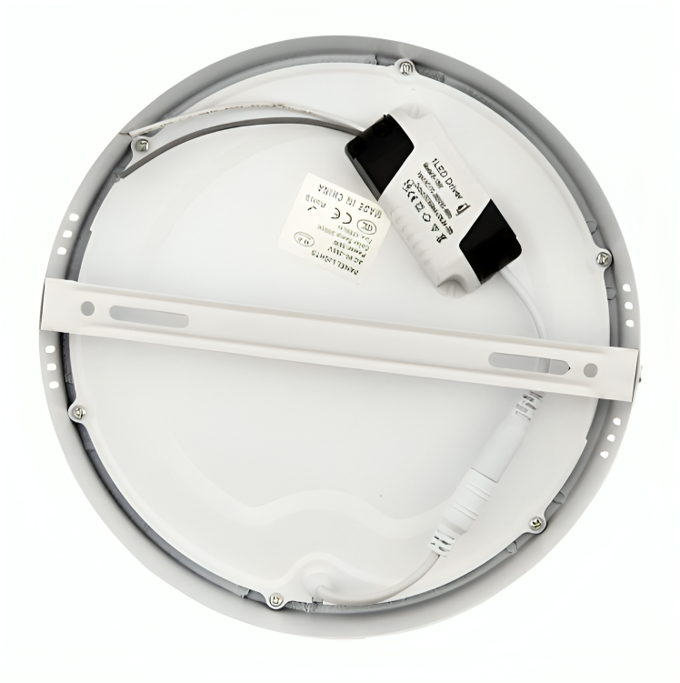 FOCO LED PANEL 18 WATT SOBREPUESTO REDONDO LUZ CALIDA - 1