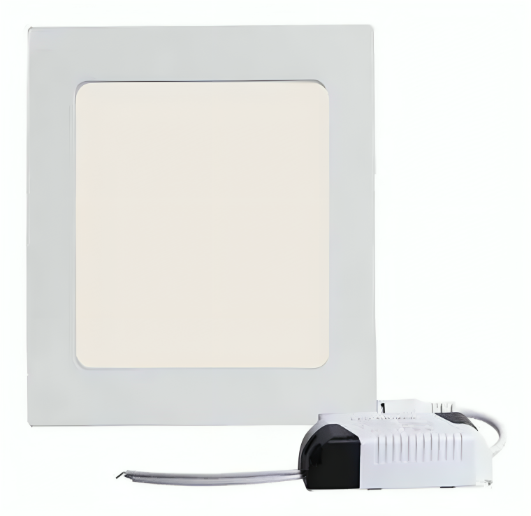 FOCO PLAFÓN LED CUADRADO LUZ CÁLIDA 18W - 3