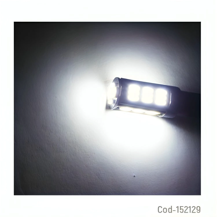 LED T-10 COLA DE PESCADO LED 3014 42 LED LUZ EN COLOR BLANCO 12/24 V - 1