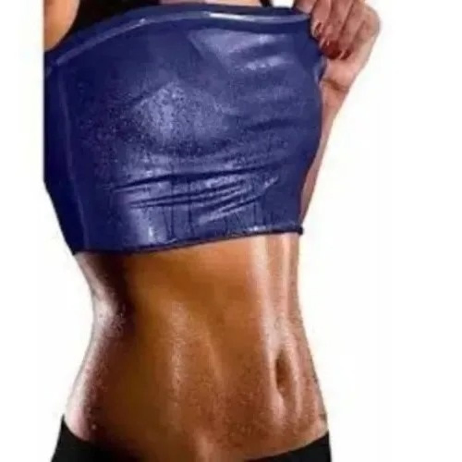 FAJA SAUNA REDUCTORA PARA MUJER FAJA ADELGAZANTES S/M NEGRO - 2