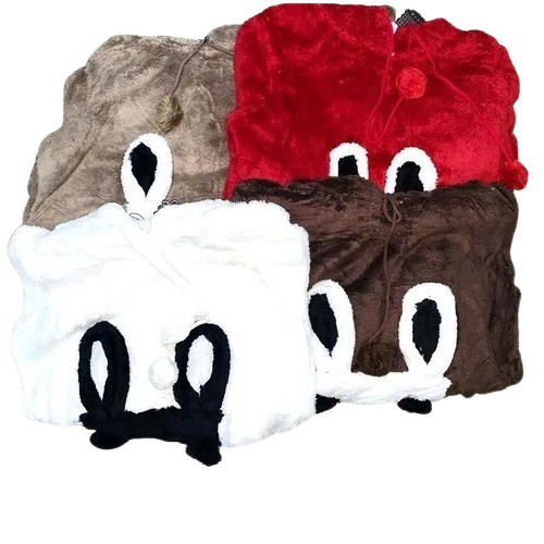 POLERON SUDADERA CON CAPUCHA CHIPORRO FELPA MARRON OSCURO 2XL - 2