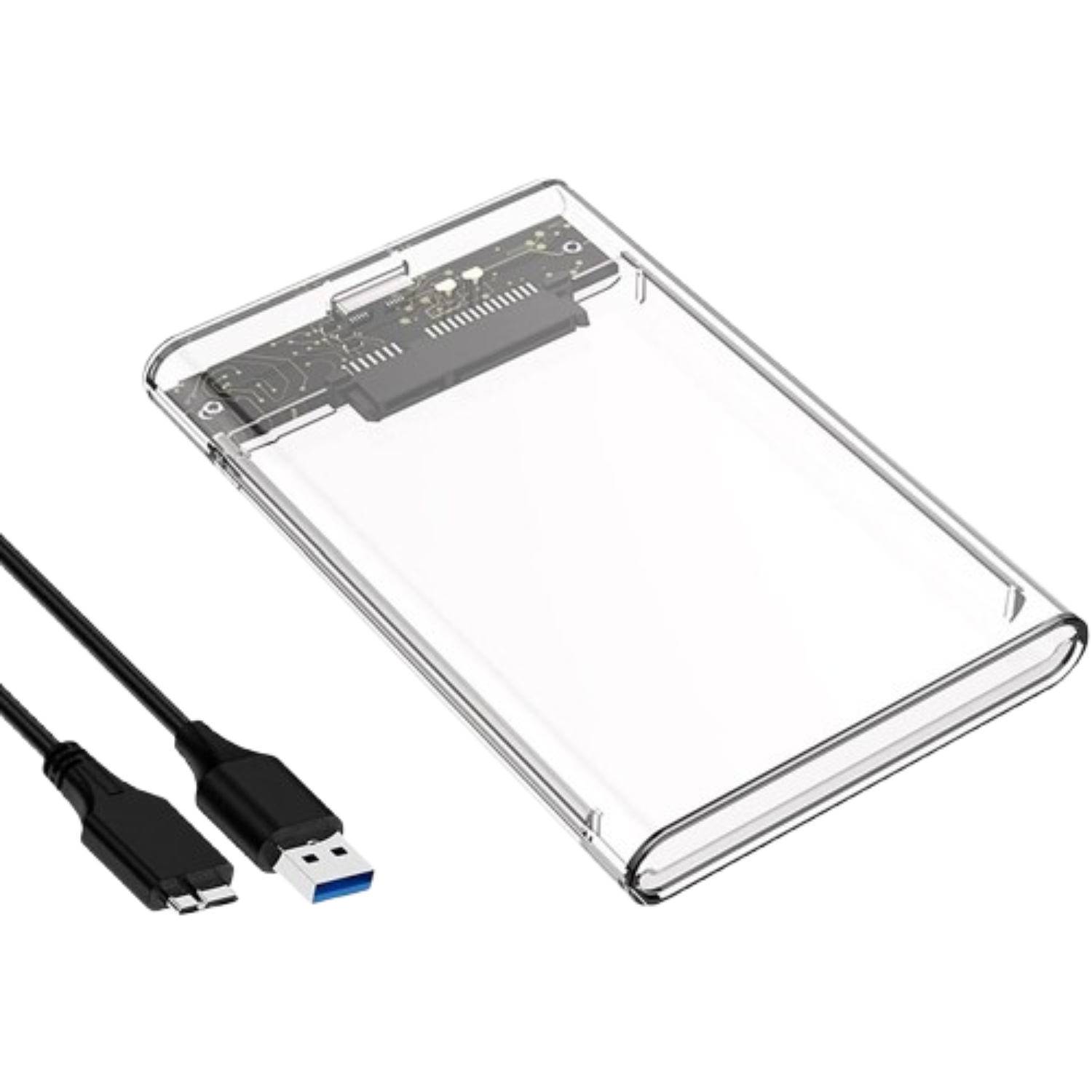 COFRE CASE TRANSPARENTE DISCO DURO SATA2.5 USB3.0 - 3