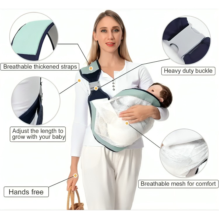 FULAR PORTABEBÉS CANGURO ERGONÓMICO - 2