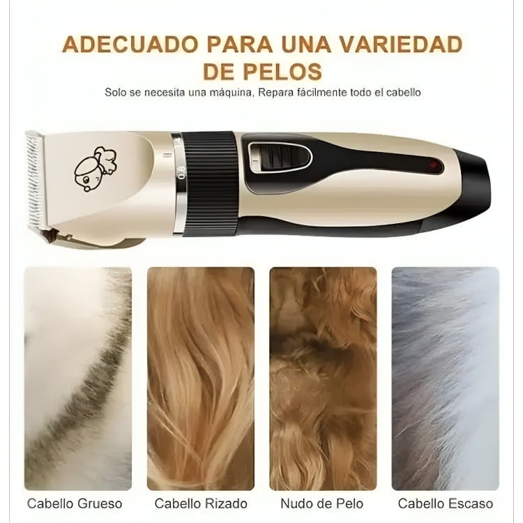 MAQUINA CORTA PELO PERROS CORTADORA USB ACCESORIOS - 1