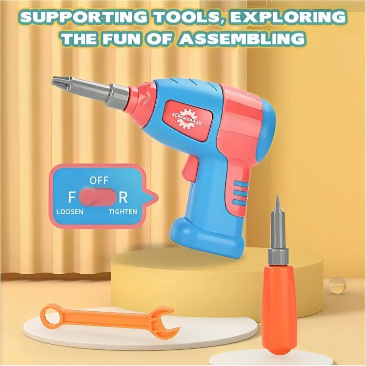 JUGUETE PUZZLES 2D, 3D HERRAMIENTA TORNILLOS TALADRO - 4