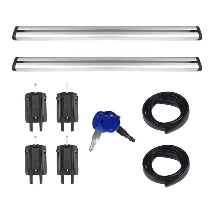 BARRAS PORTAEQUIPAJE TRANSVERSAL PARRILLA AUTO UNIVERSAL - 3