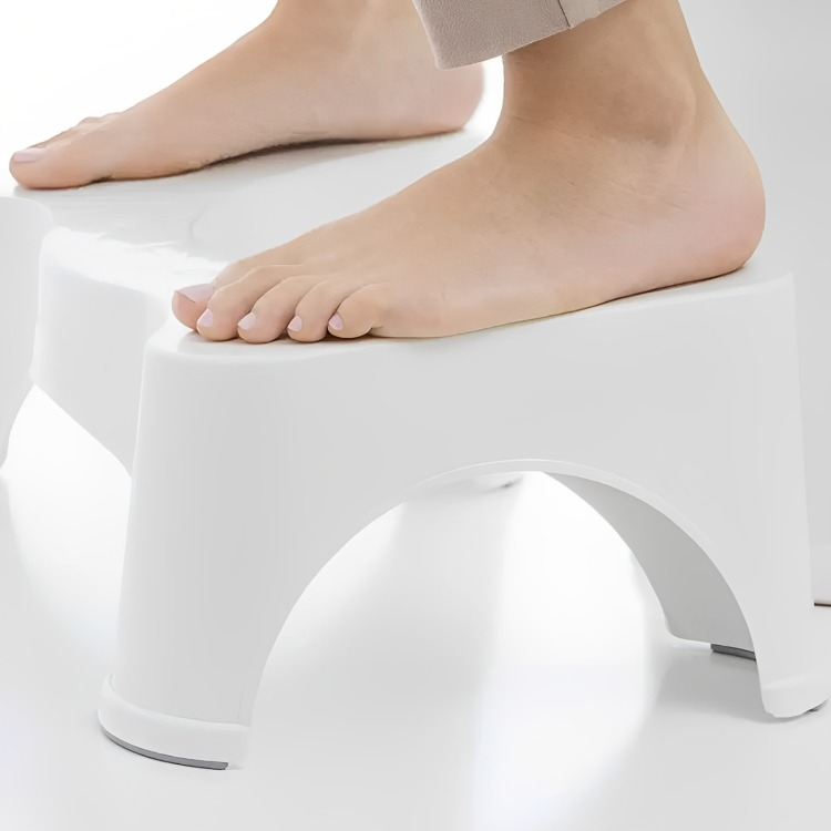PISO TABURETE DE PIE PARA INODORO ANTIDESLIZANTE BAÑO - 3