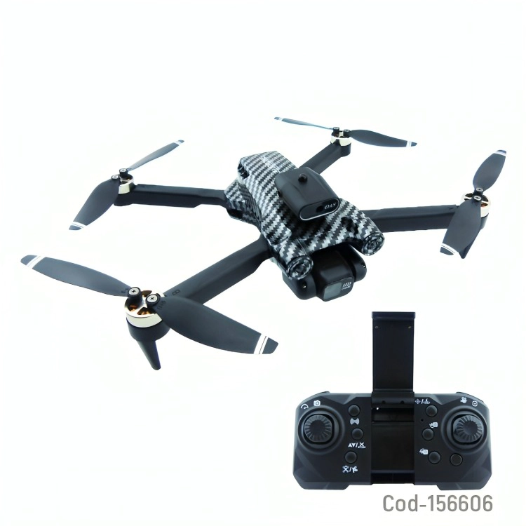 DRON MODELO P12 PRO CARBON WIFI DE 2 CAMARAS CON SENSOR ANTI CHOQUE - 1