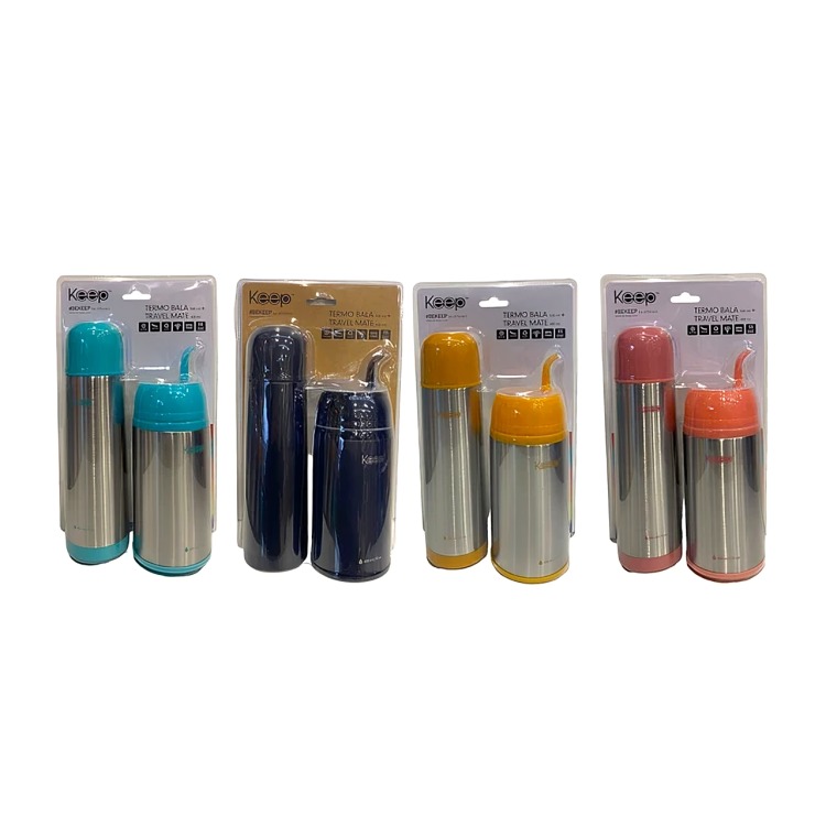TERMO MATE ACERO KEEP EN COLOR AMARILLO - 2