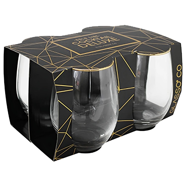 SET 4 VASOS COCKTAIL GLASSO - 1