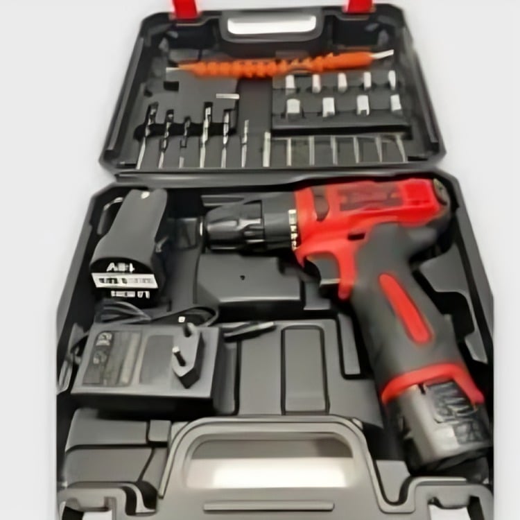 TALADRO SET ATORNILLADOR 12V MALETA + 2 BATERIAS - 2