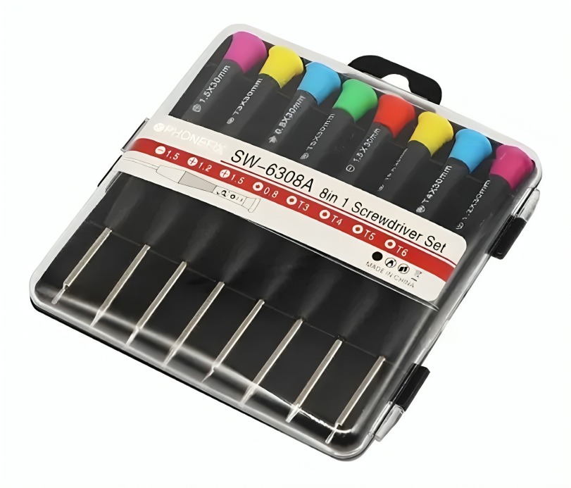 KIT JUEGO DESTORNILLADORES DE PRECISIÓN 8 EN 1 HERRAMIENTAS - 1