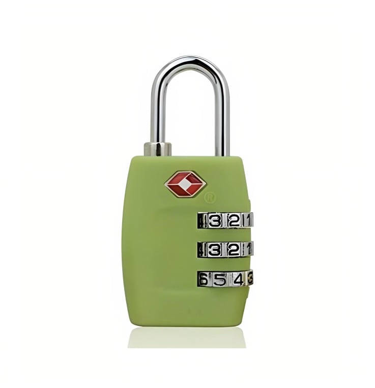 CANDADO SEGURIDAD PARA BOLSOS Y MALETAS CON CLAVE - 1