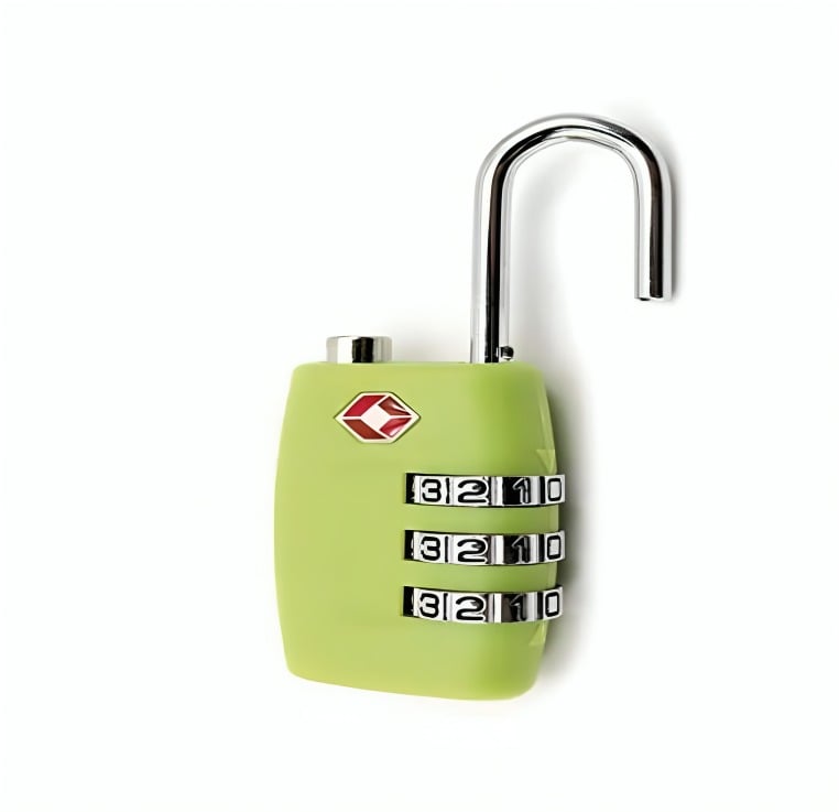 CANDADO SEGURIDAD PARA BOLSOS Y MALETAS CON CLAVE - 2