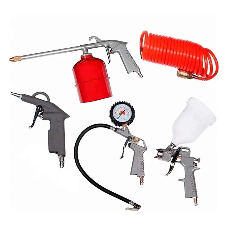 KIT PISTOLA COMPRESOR 5 PIEZAS THE BEST - 3