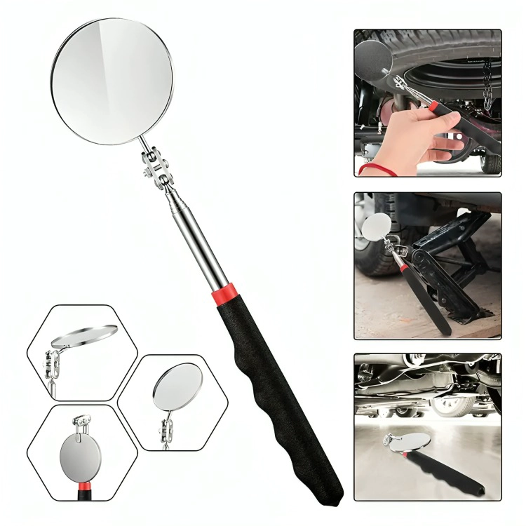 SET DE INSPECCION AUTOMOTRIZ ESPEJO E IMÁN TELESCOPICO 4 PZS - 1