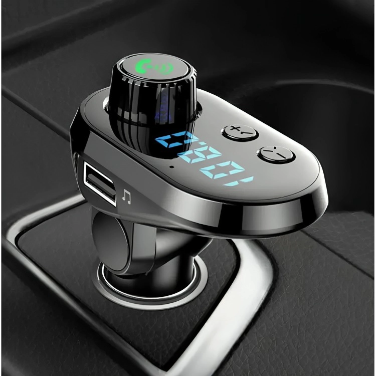TRANSMISOR 5 EN 1 FM BLUETOOTH USB MP3 AUTO - 3
