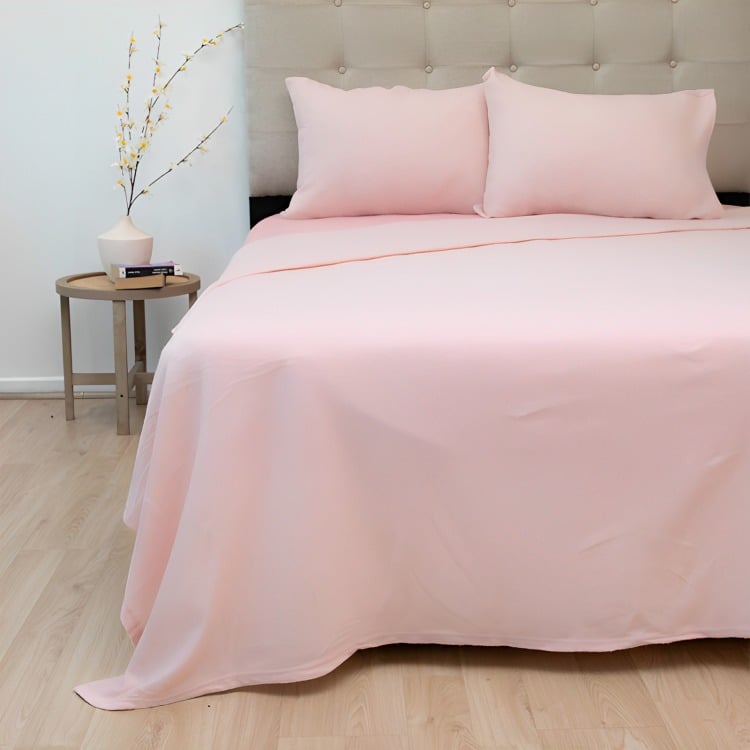 SÁBANAS DE POLAR COMPOSÉ KING / BICOLOR ROSA – DORAL - 3